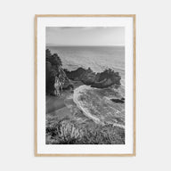 Big Sur Photo B&W No 2 Poster