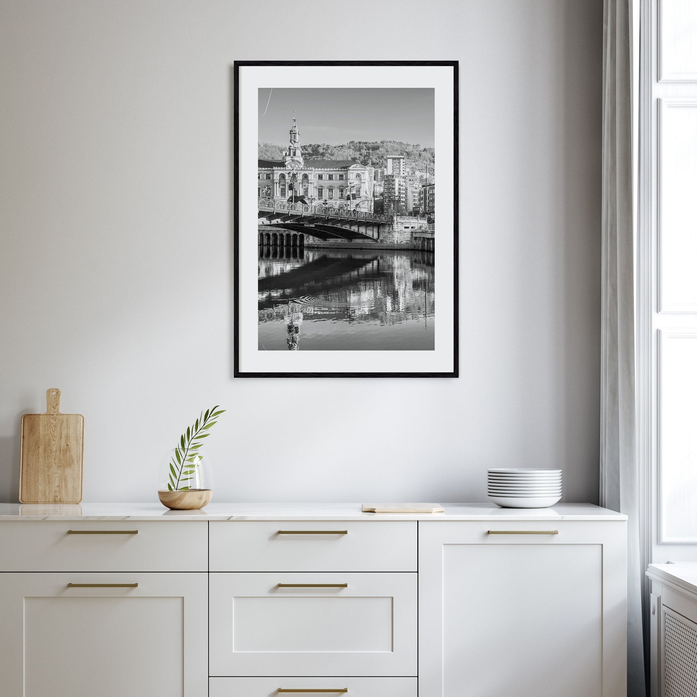 Bilbao Photo B&W Poster