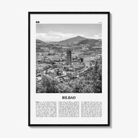 Bilbao Print Black and White, Bilbao Wall Art, Bilbao Poster, Bilbao Photo, Bilbao Wall Décor, Spain, Bilbo, Biscay, Basque, España
