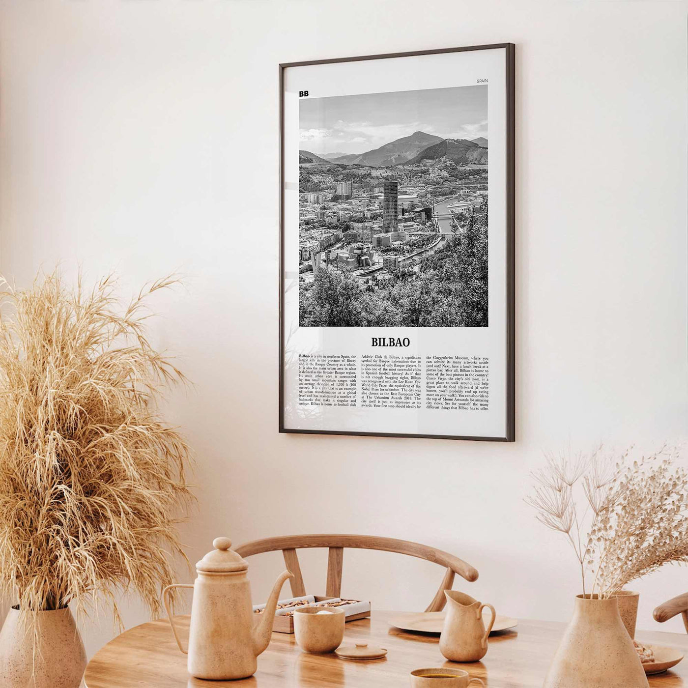 Bilbao Print Black and White, Bilbao Wall Art, Bilbao Poster, Bilbao Photo, Bilbao Wall Décor, Spain, Bilbo, Biscay, Basque, España