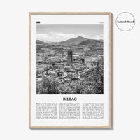 Bilbao Print Black and White, Bilbao Wall Art, Bilbao Poster, Bilbao Photo, Bilbao Wall Décor, Spain, Bilbo, Biscay, Basque, España