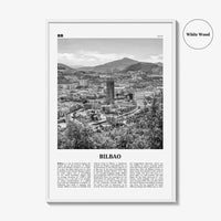 Bilbao Print Black and White, Bilbao Wall Art, Bilbao Poster, Bilbao Photo, Bilbao Wall Décor, Spain, Bilbo, Biscay, Basque, España