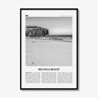 Bilgola Beach Print Black and White, Bilgola Beach Wall Art, Bilgola Beach Poster, Bilgola Beach Photo, Sydney, Australia