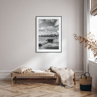 Bird Rock Photo B&W Poster