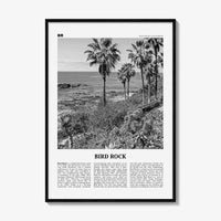 Bird Rock Print Black and White No 2, Bird Rock Wall Art, Bird Rock Poster, Bird Rock Photo, Bird Rock Wall Décor, San Diego, California