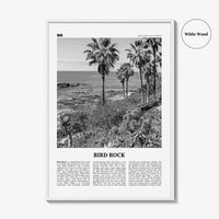 Bird Rock Print Black and White No 2, Bird Rock Wall Art, Bird Rock Poster, Bird Rock Photo, Bird Rock Wall Décor, San Diego, California