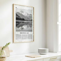 Birkenhead Lake Print Black and White, Birkenhead Lake Wall Art, Birkenhead Lake Poster, Birkenhead Lake Photo, Décor, Birkenhead Lake Map