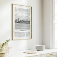 Birkenhead Print Black and White, Birkenhead Wall Art, Birkenhead Poster, Birkenhead Photo, Birkenhead Wall Décor, Birkenhead Map, England