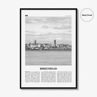 Birkenhead Print Black and White, Birkenhead Wall Art, Birkenhead Poster, Birkenhead Photo, Birkenhead Wall Décor, Birkenhead Map, England