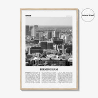 Birmingham Print Black and White Alabama, Birmingham Wall Art, Birmingham Poster, Birmingham Photo, Birmingham Wall Décor, Alabama, USA