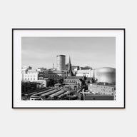 Birmingham, England Landscape B&W Poster