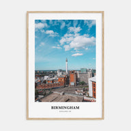 Birmingham, England Portrait Color Poster