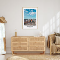 Birmingham, England Portrait Color Poster