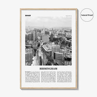 Birmingham Print Black and White England, Birmingham Wall Art, Birmingham Poster, Birmingham Photo, England, UK, United Kingdom, Europe