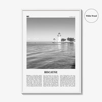 Biscayne National Park Print Black and White, Biscayne Wall Art, Biscayne Poster, Biscayne Photo, Biscayne Wall Décor, Florida, USA