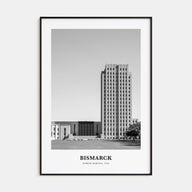 Bismarck Portrait B&W Poster