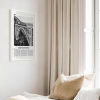 Bixby Creek Bridge Print Black and White, Bixby Creek Bridge Wall Art, Bixby Creek Bridge Poster, Bixby Creek Bridge Photo