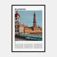 Blackpool Travel Color Poster