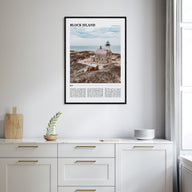 Block Island Travel Color Poster