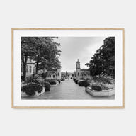 Bloomington Landscape B&W Poster