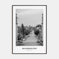 Bloomington Portrait B&W Poster