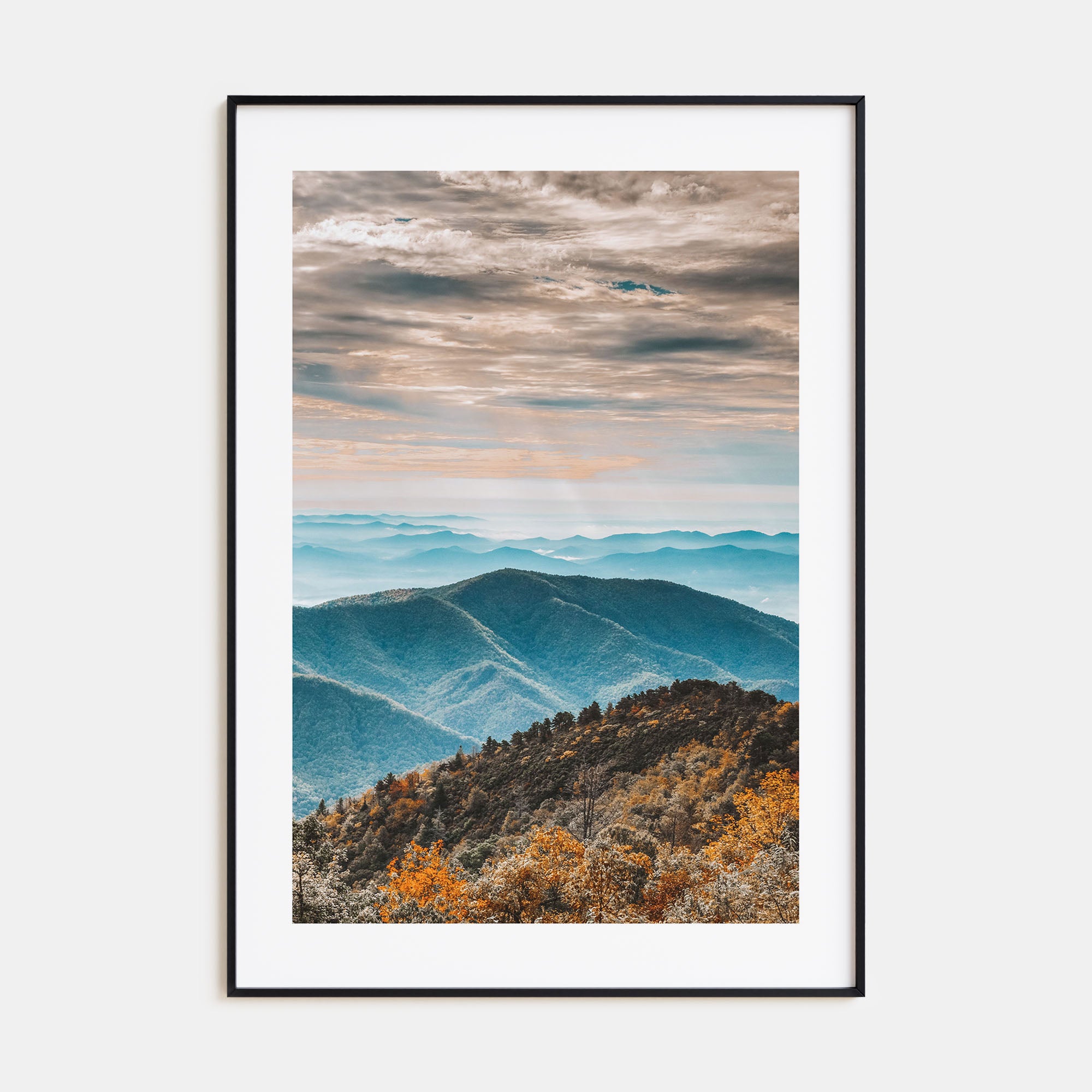 Blue Ridge Mountains Photo Color Poster