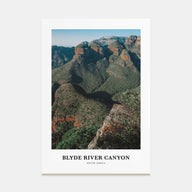 Blyde River Canyon Portrait Color Poster