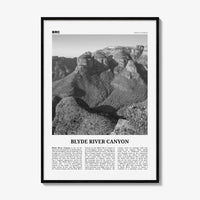 Blyde River Canyon Print Black and White, Blyde River Canyon Wall Art, Blyde River Canyon Poster, Blyde River Canyon Photo, South Africa