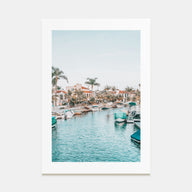 Boat on River Photo Color Poster