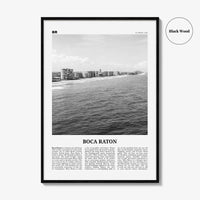 Boca Raton Print Black and White No 1, Boca Raton Wall Art, Boca Raton Poster, Boca Raton Photo, Boca Raton Décor, Florida, USA