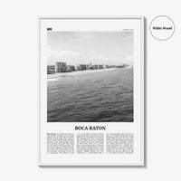 Boca Raton Print Black and White No 1, Boca Raton Wall Art, Boca Raton Poster, Boca Raton Photo, Boca Raton Décor, Florida, USA