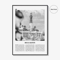 Boca Raton Print Black and White No 2, Boca Raton Wall Art, Boca Raton Poster, Boca Raton Photo, Boca Raton Décor, Florida, USA