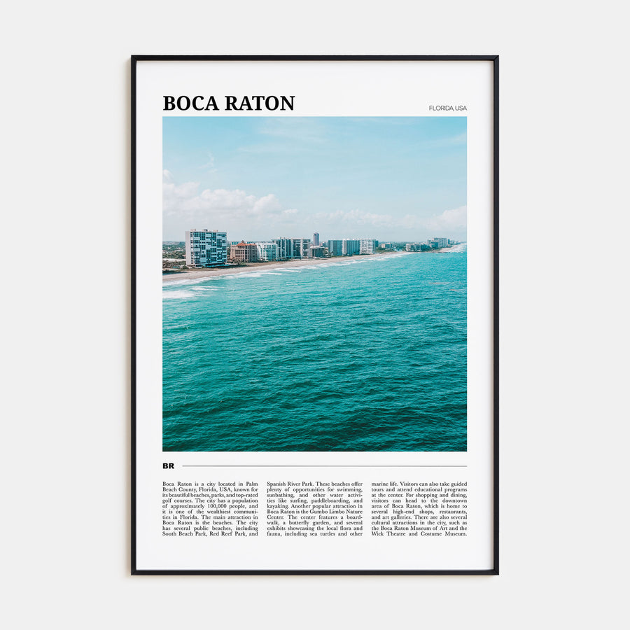 Boca Raton Travel Color Poster