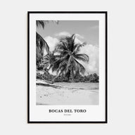 Bocas del Toro Portrait B&W Poster