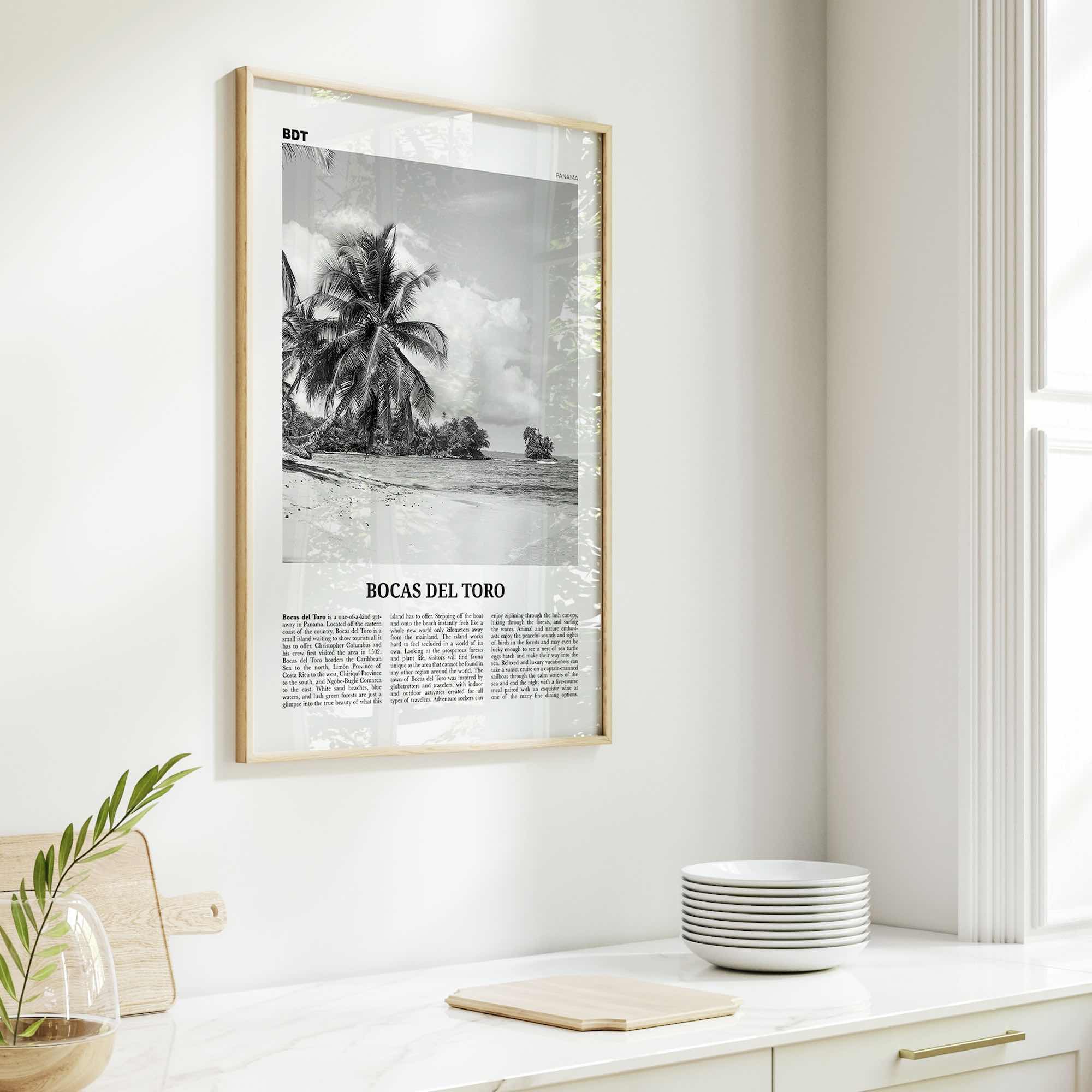 Bocas del Toro Print Black and White, Bocas del Toro Wall Art, Bocas del Toro Poster, Bocas del Toro Photo, Bocas del Toro Décor, Panama