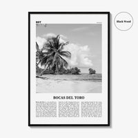 Bocas del Toro Print Black and White, Bocas del Toro Wall Art, Bocas del Toro Poster, Bocas del Toro Photo, Bocas del Toro Décor, Panama