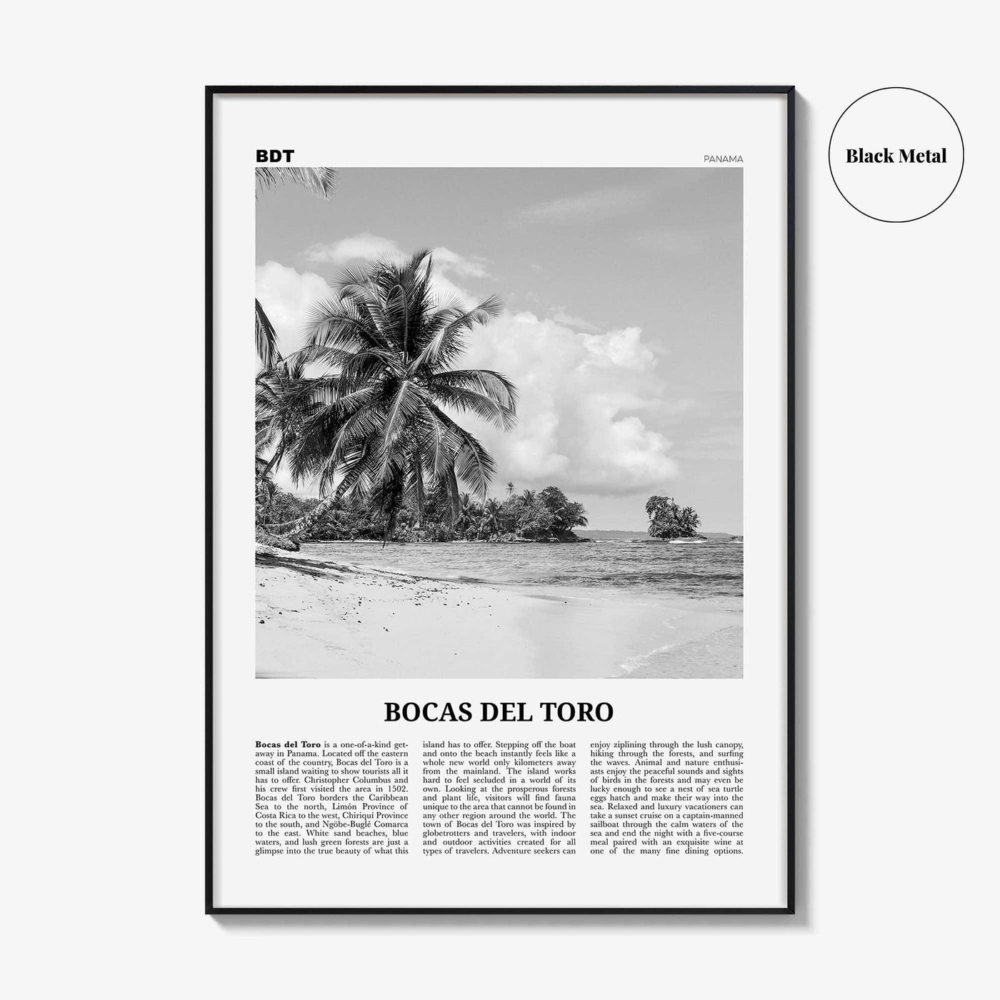 Bocas del Toro Print Black and White, Bocas del Toro Wall Art, Bocas del Toro Poster, Bocas del Toro Photo, Bocas del Toro Décor, Panama