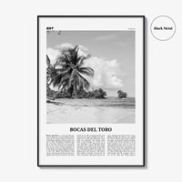 Bocas del Toro Print Black and White, Bocas del Toro Wall Art, Bocas del Toro Poster, Bocas del Toro Photo, Bocas del Toro Décor, Panama