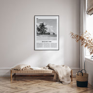 Bocas del Toro Travel B&W Poster