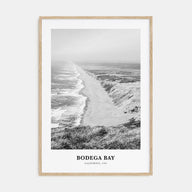 Bodega Bay Portrait B&W Poster