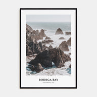 Bodega Bay Portrait Color Poster