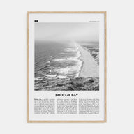 Bodega Bay Travel B&W Poster