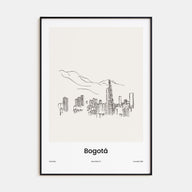 Bogotá Drawn Poster