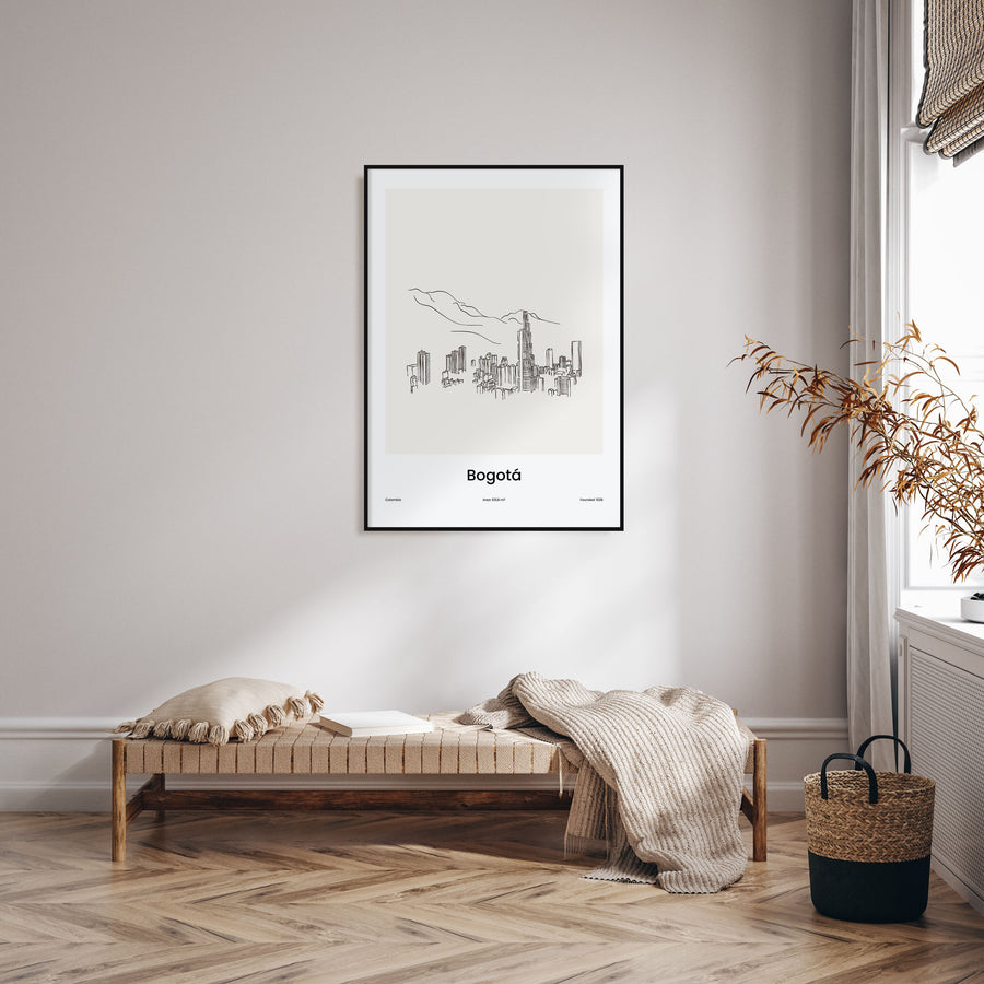 Bogotá Drawn Poster