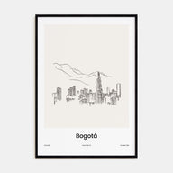 Bogotá Drawn Poster