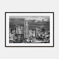 Bogotá Landscape B&W No 2 Poster