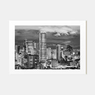 Bogotá Landscape B&W No 2 Poster