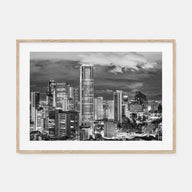 Bogotá Landscape B&W No 2 Poster