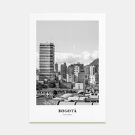 Bogotá Portrait B&W No 1 Poster
