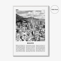 Bogota Print Black and White No 1, Bogota Wall Art, Bogota Poster, Bogota Photo, Bogota Wall Decor, City Print, Bogota, Colombia